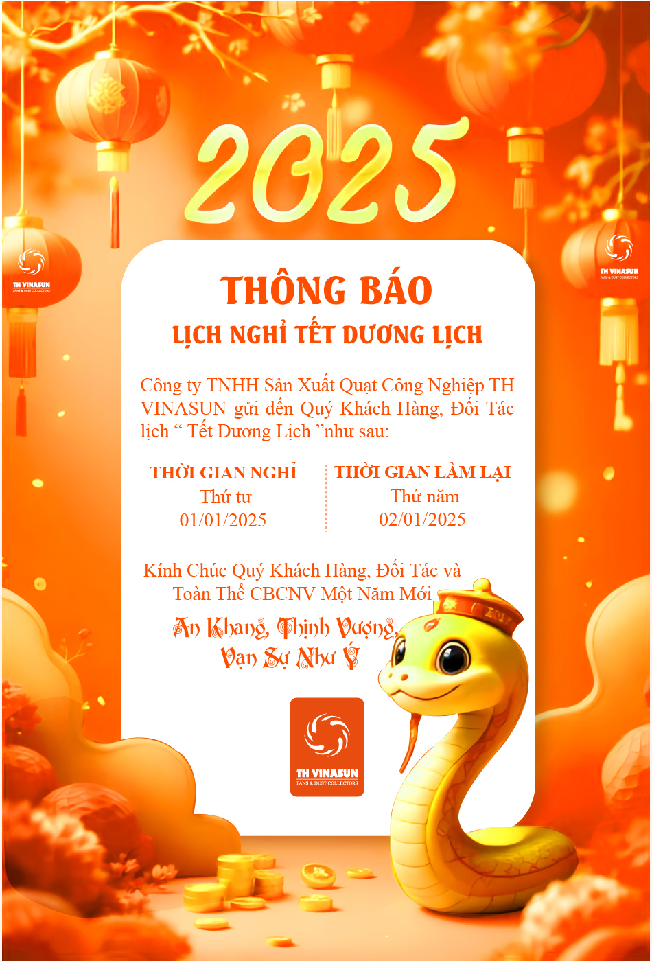 th-vinasun TH Vinasun thông báo lịch nghỉ tết dương