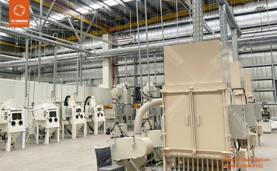 Hệ thống lọc bụi cho nhà máy Nhật Bản