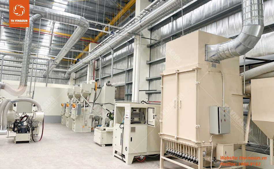Hệ thống lọc bụi cho nhà máy Nhật Bản