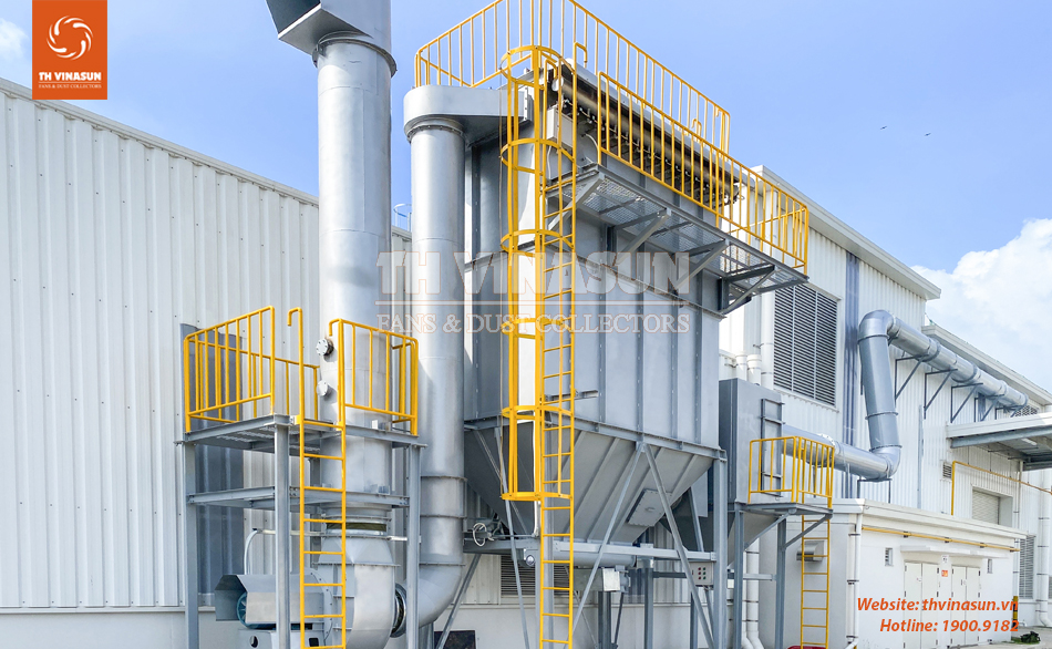 th-vinasun Hệ thống hút bụi cho nhà máy Nhật Bản