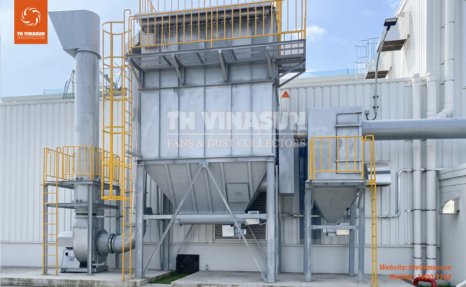 th-vinasun Hệ thống hút bụi cho nhà máy Nhật Bản