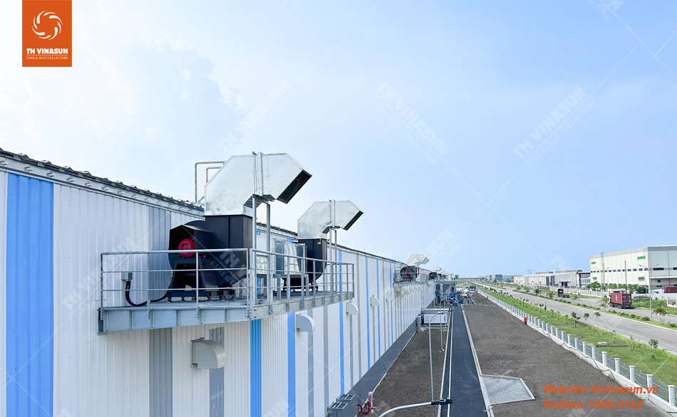 th-vinasun Dự Án Quạt cho nhà máy Logicross