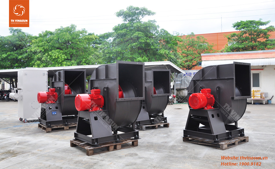 th-vinasun quạt hút PCCC cho nhà máy tại Hải Phòng