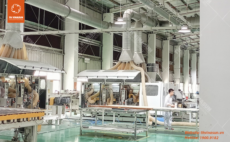 Giải pháp lọc bụi hiện đại cho nhà máy ván sàn nhựa PVC