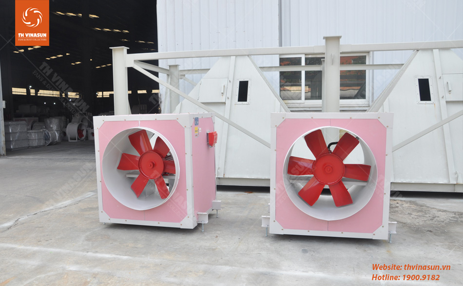 Dự án quạt bọc thạch cao chống cháy