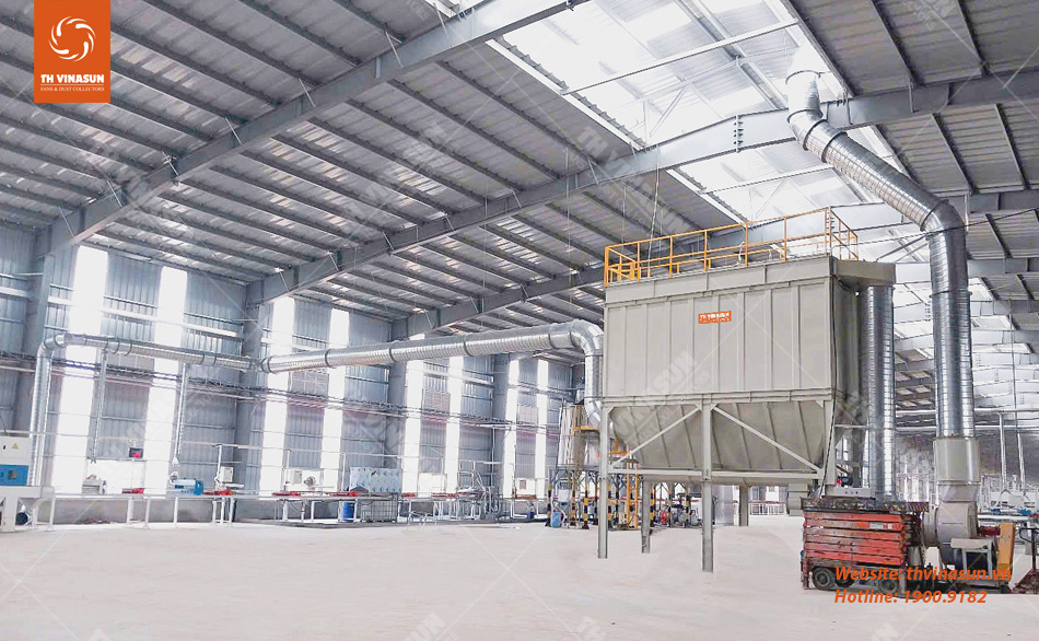 Giảm bụi cho nhà máy gạch tại Phú Thọ