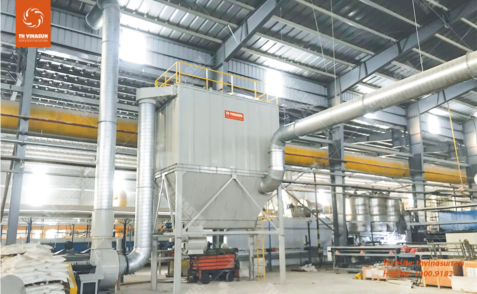 Giảm bụi cho nhà máy gạch tại Phú Thọ