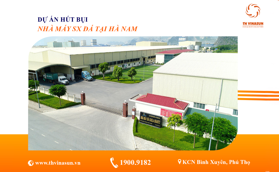 Dự Án Hệ Thống Hút Bụi Nhà Máy Đá Tại Hà Nam