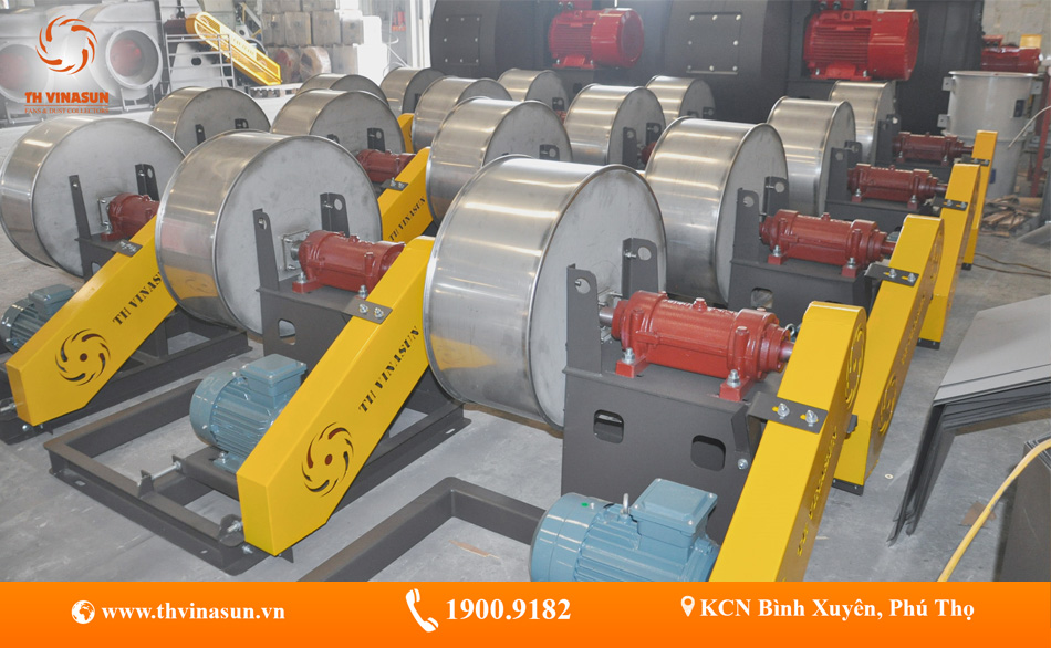 Lô quạt inox cho dây chuyền sấy chuối xuất khẩu