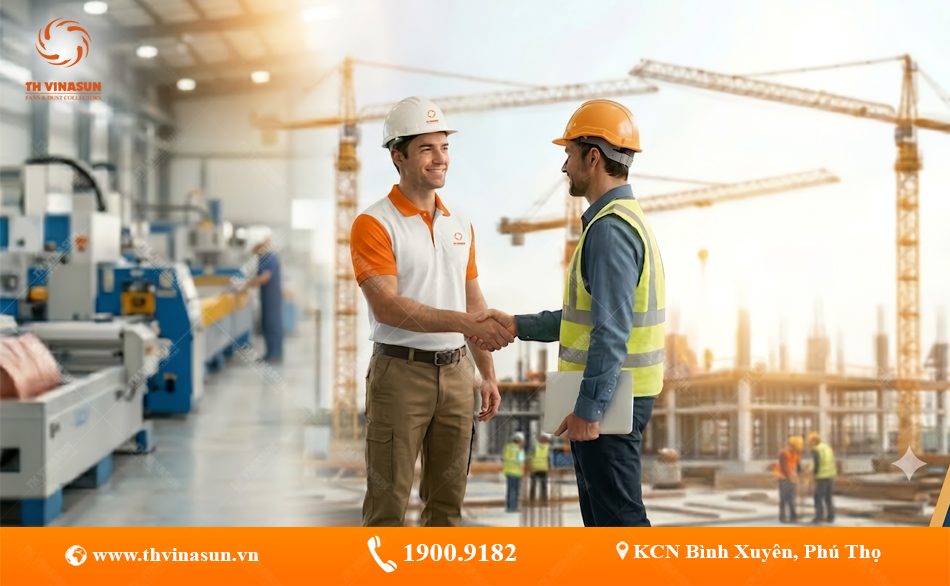 th-vinasun-san-xuat Th Vinasun - Từ nhà sản xuất đến đối tác tin cậy của hàng nghìn công trình